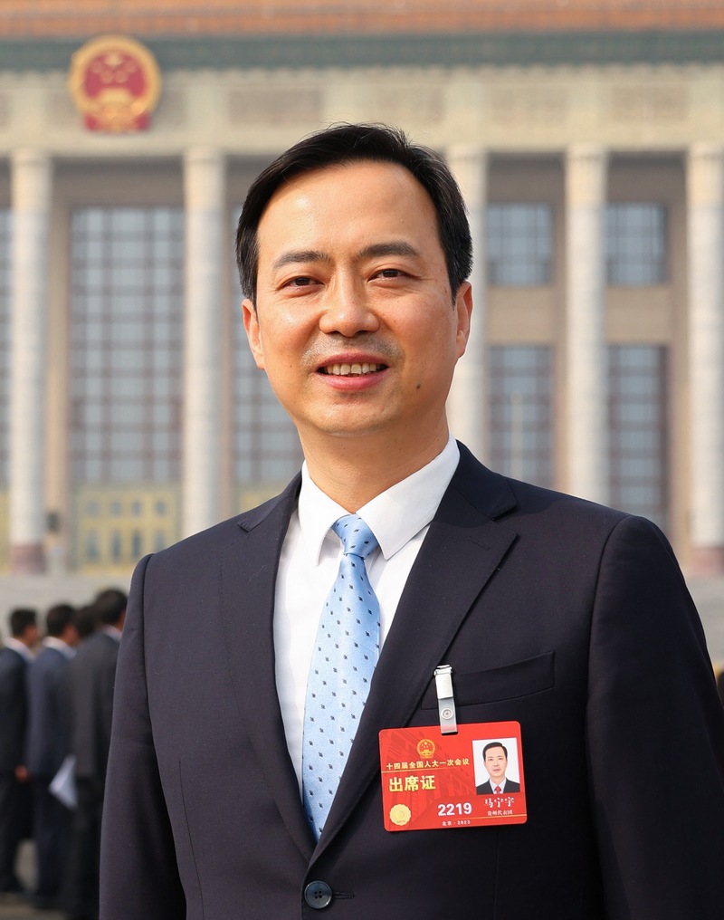 全國人大代表、貴陽市市長馬寧宇。