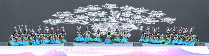 舞蹈《木鼓聲聲》演出照。 陳超攝