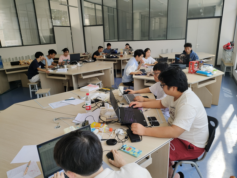 1貴州交通職業(yè)技術學院團隊培訓參賽場景。貴州交通職業(yè)技術學院供圖