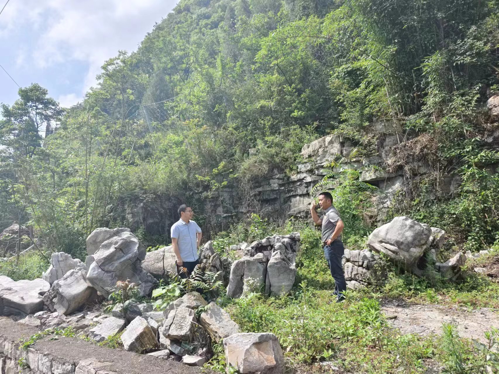 地質(zhì)災(zāi)害點隱患排查。