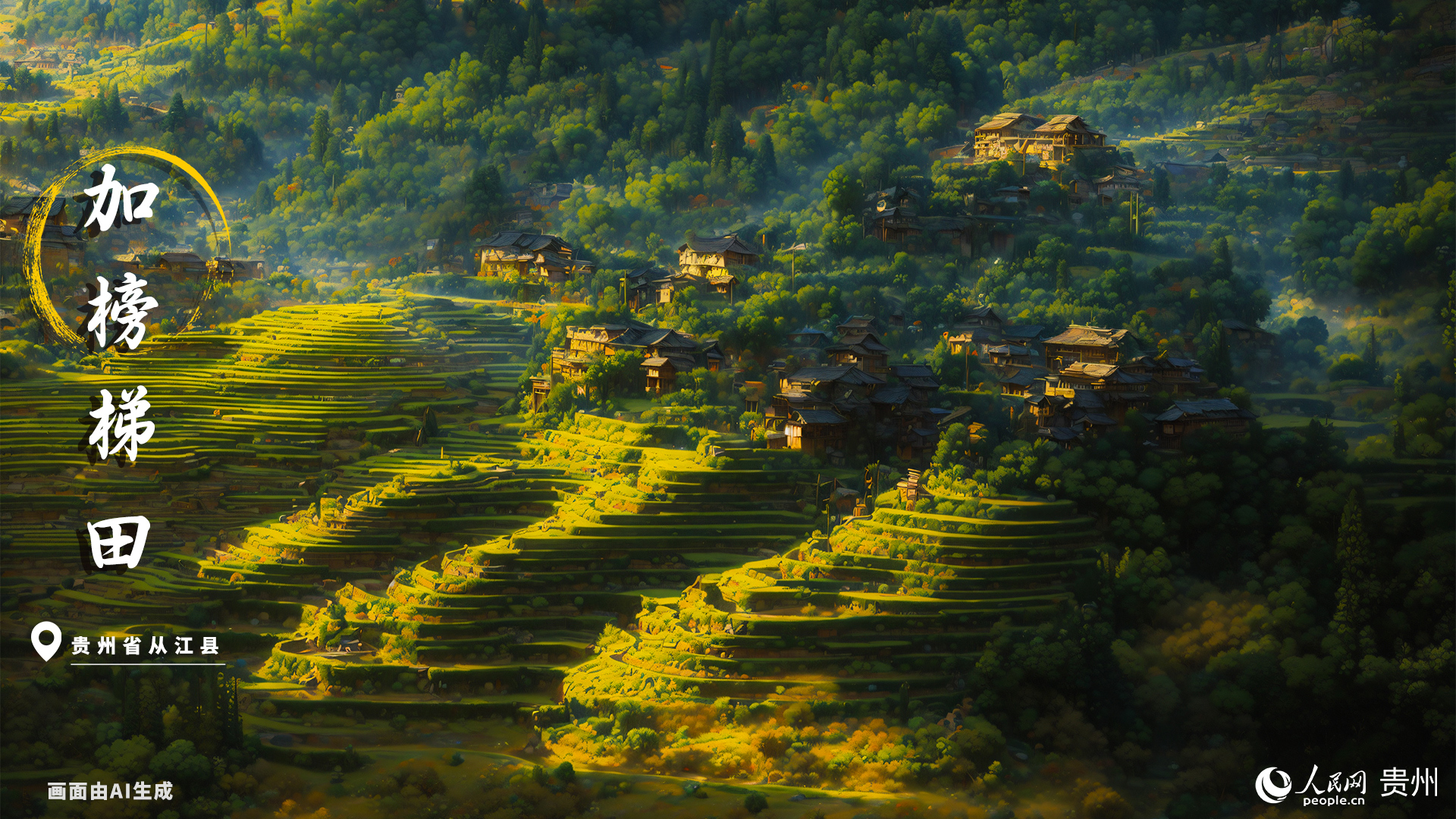 加榜梯田。