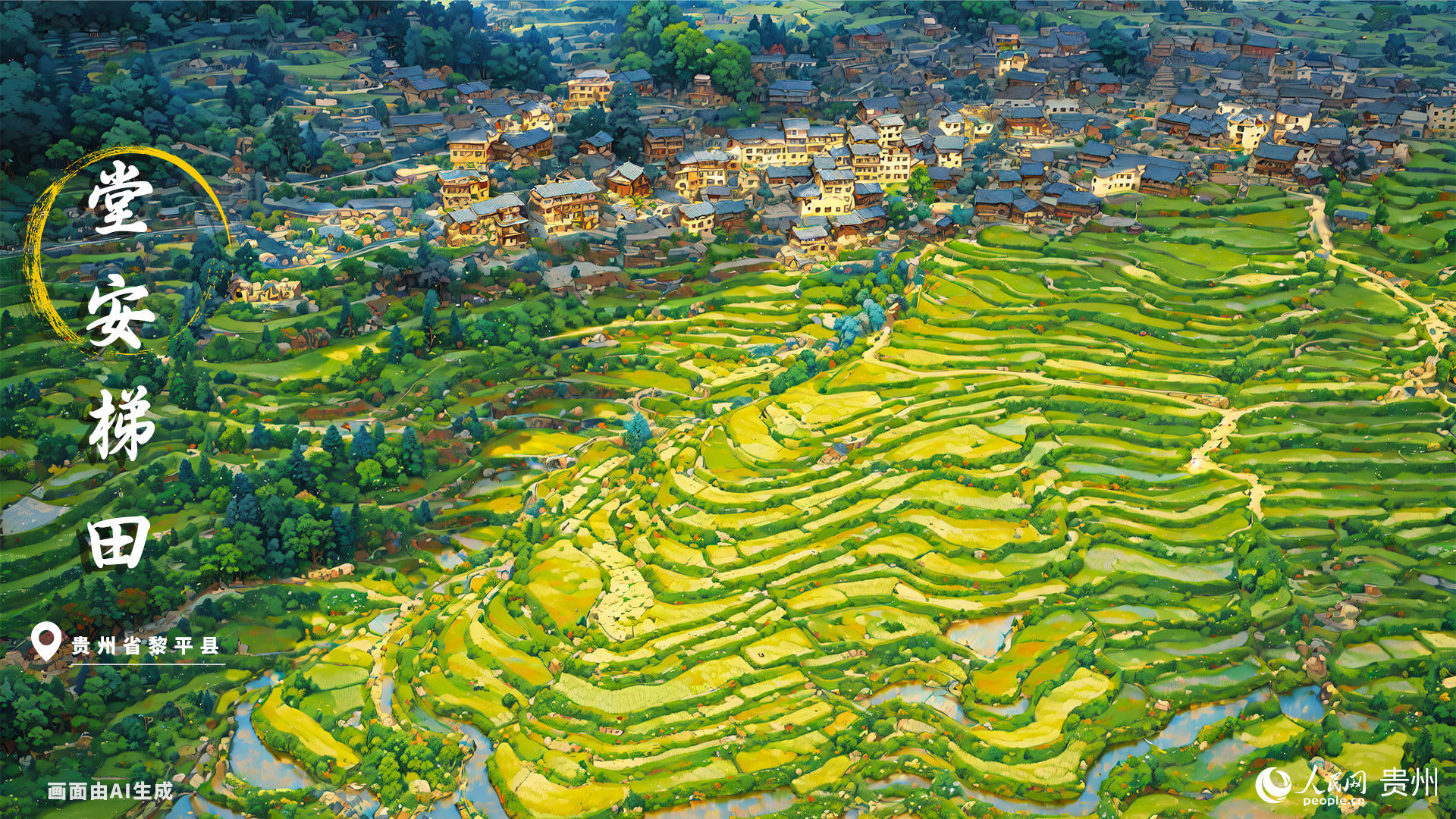 堂安梯田。