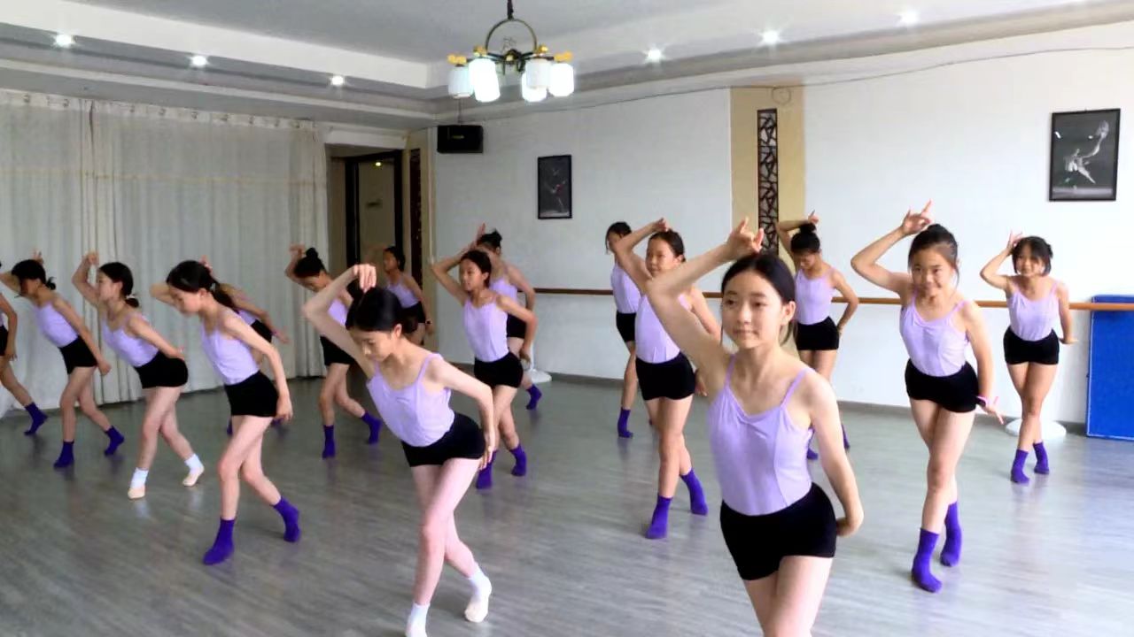 舞蹈排練。