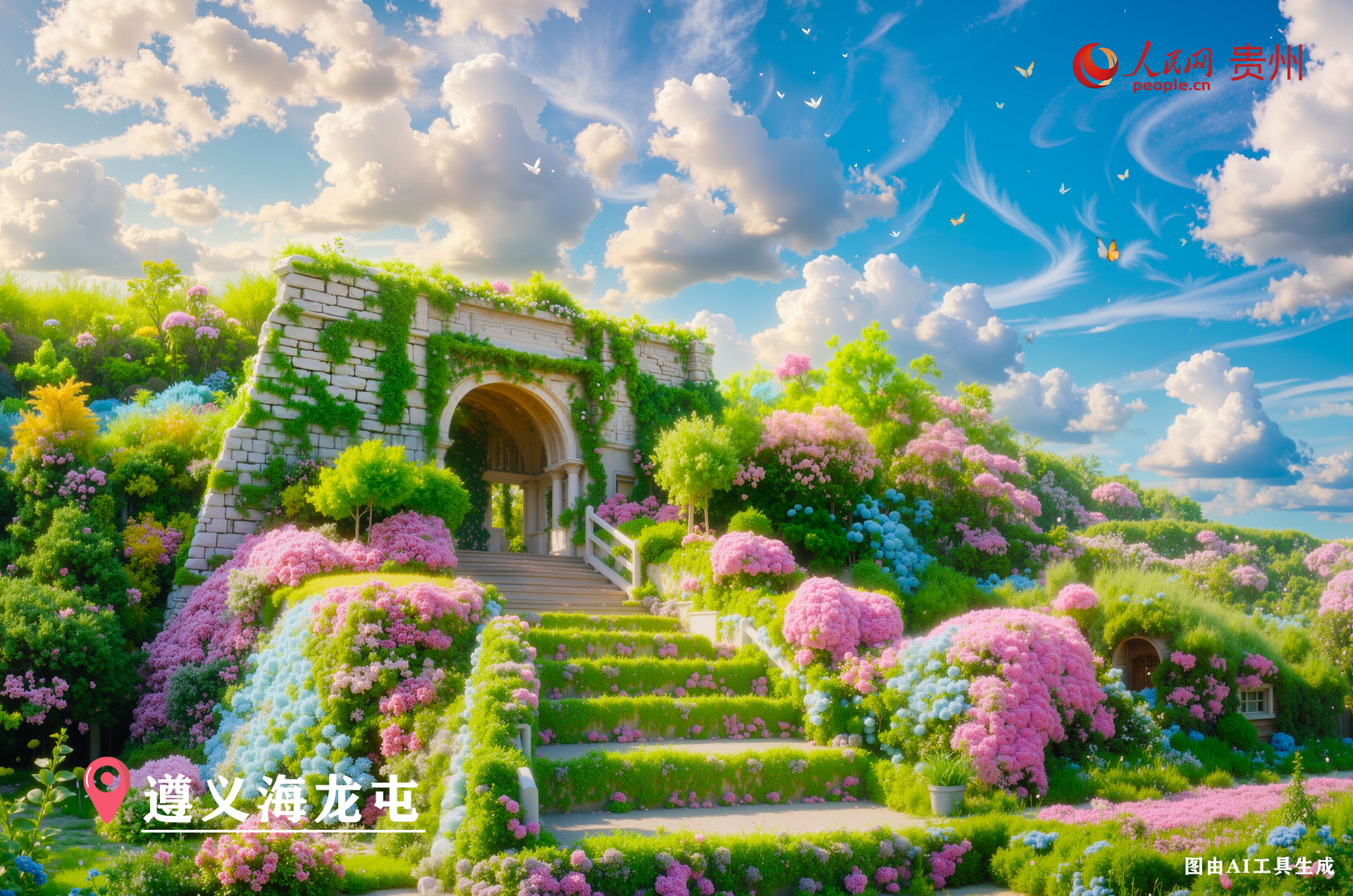 遵義海龍屯遺址位于遵義市匯川區(qū)高坪鎮(zhèn)海龍屯村龍巖山上，是貴州目前唯一的世界文化遺產(chǎn)，還是西南地區(qū)歷史最久、規(guī)模最大、保存最完整的土司城堡之一。