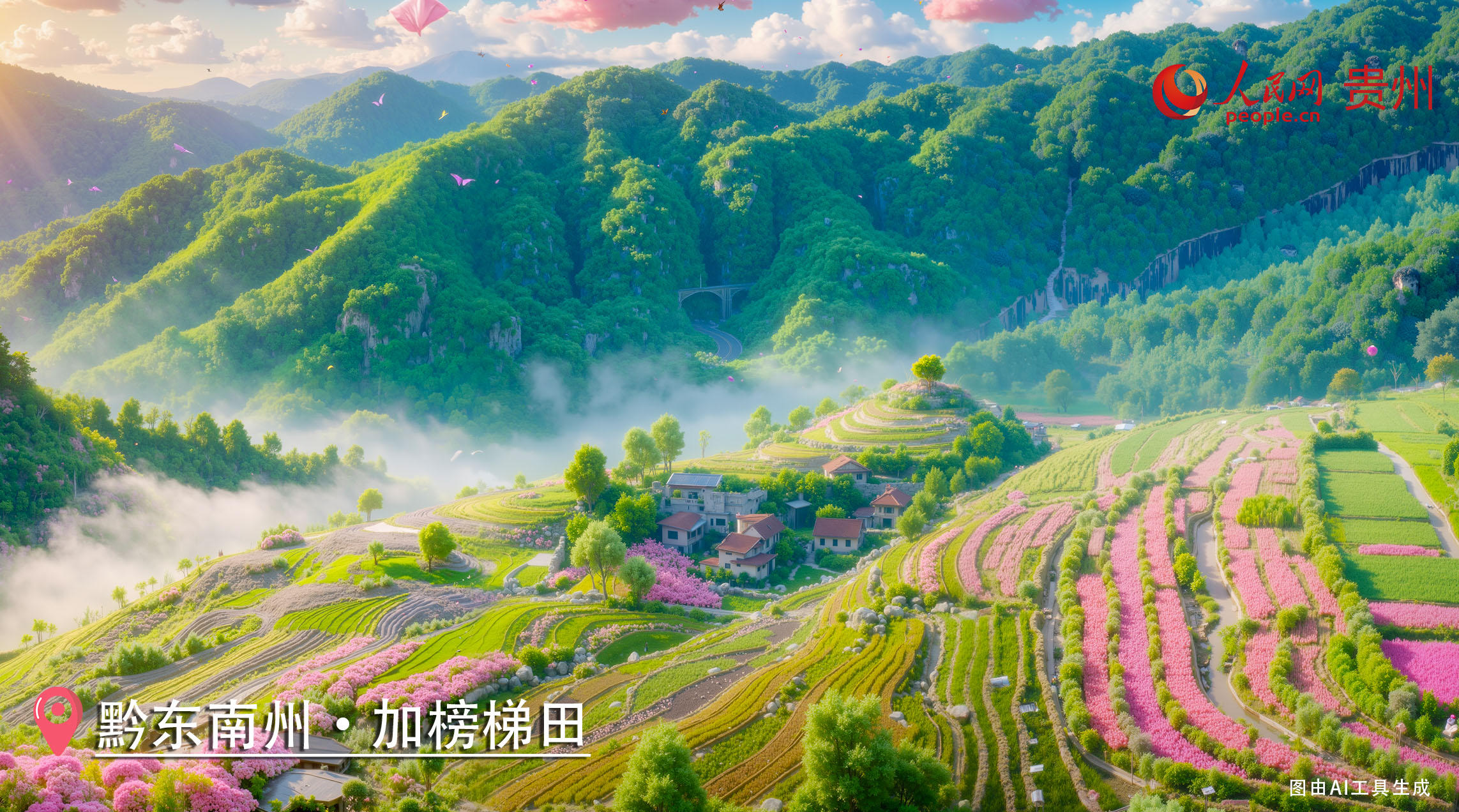 加榜梯田。