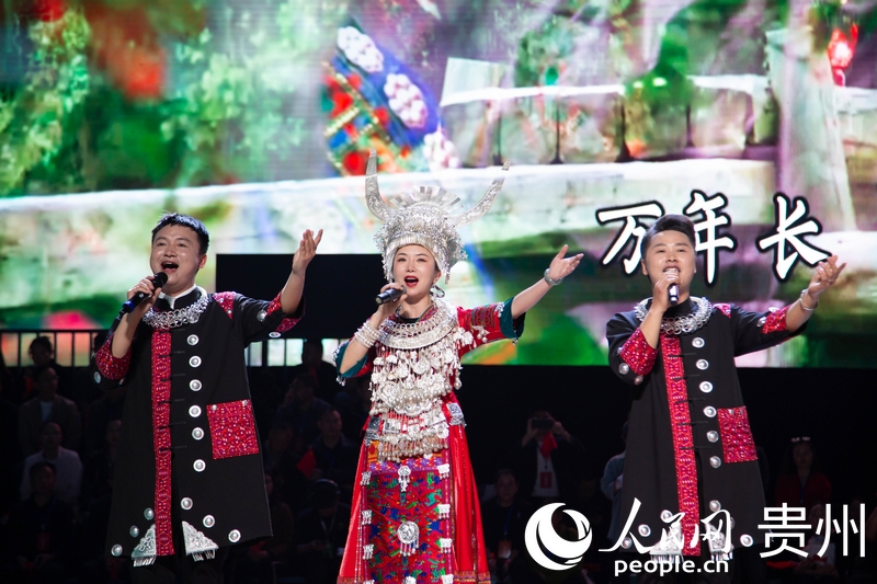 歌舞表演現(xiàn)場(chǎng)。人民網(wǎng) 黃小桃攝